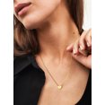 thumbnail image 3 of U7 Mother's Day Gifts for Women 14K Gold Plated Letter Pendant with Sparkle Cubic Zirconia Tiny Heart Letter Initial I Necklace Choker, 3 of 8