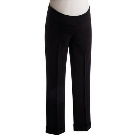 Maternity Full-Panel Cuffed Career Pants