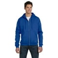 thumbnail image 2 of Men's Double Dry Action Fleece Full Zip Hood, Royal Blue - XL, 2 of 3