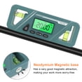 thumbnail image 2 of Digital Billet Torpedo Level Protractor ABS 90 Degree Green, 2 of 8