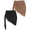 2 Pack Black/Brown, variant on 2 Pack Women Beach Sarongs Sheer Chiffon Bikini Wrap Skirt Cover Ups for Swimwear, S-XXL