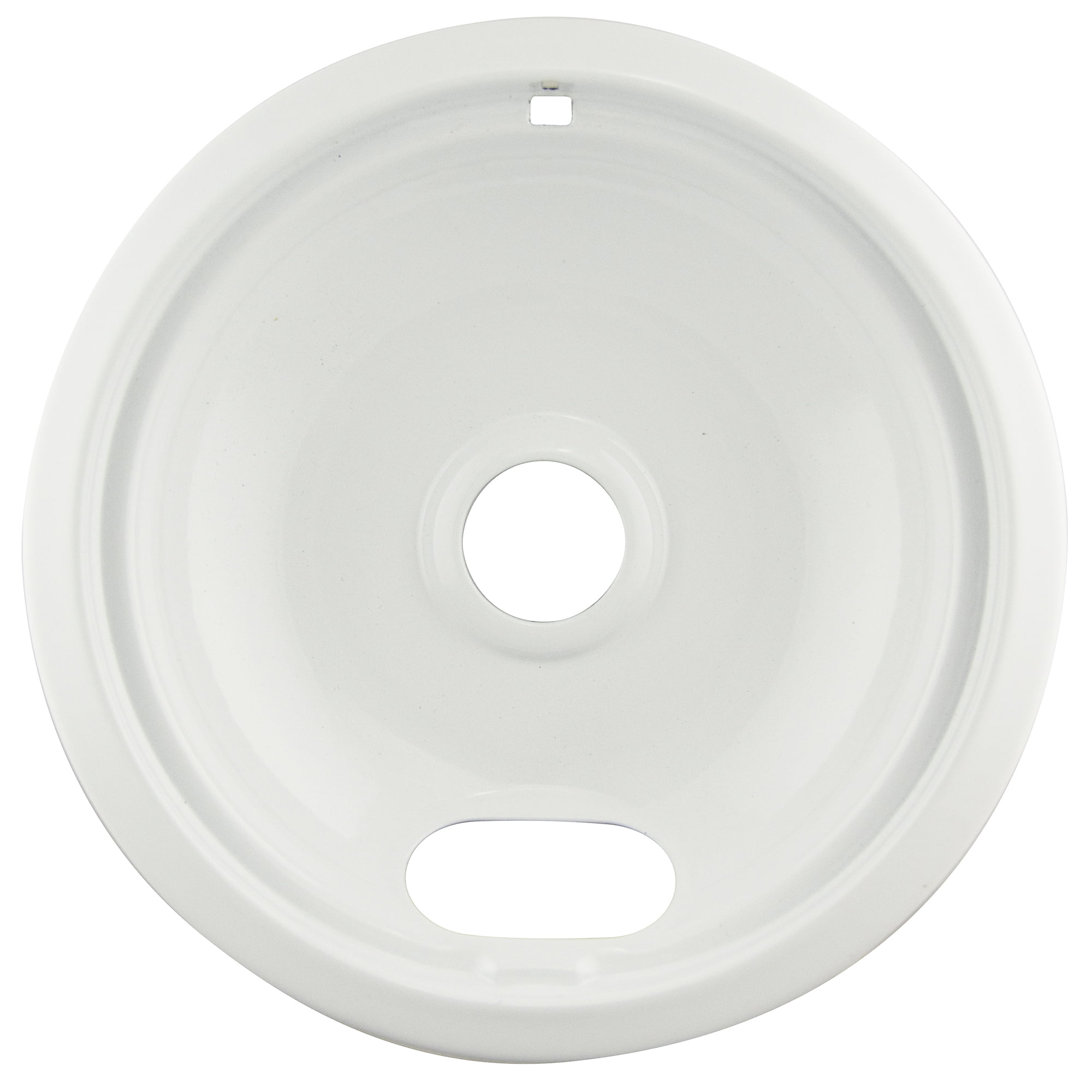 Range Kleen P102W Style A Durable Large Heavy Duty Porcelain Drip Bowl White
