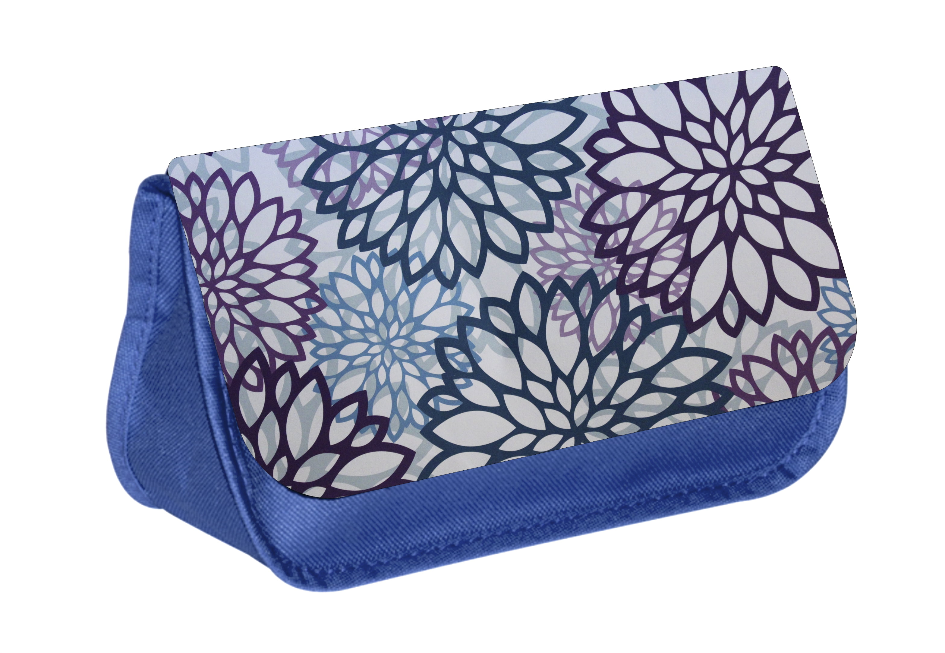 Flower Blossoms - Blue Girls Blue Pencil Case - Pencil Bag - with 2 ...