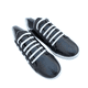 thumbnail image 3 of Tenis Colore Casual para Dama Leoniex Calzaplus  Cabra Negro Rayas Blancas, 3 of 3