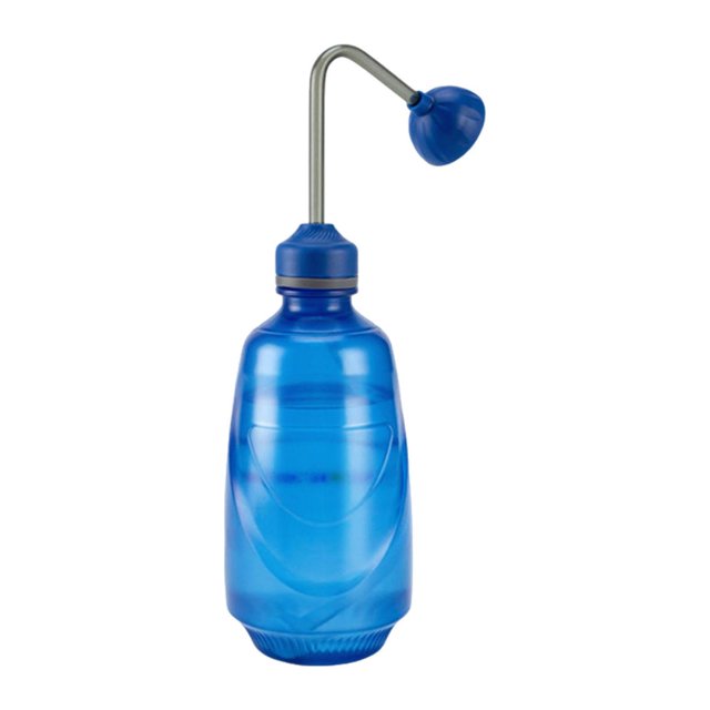Riego de plantas puede 450 ml, equipo de plantación, resistente herramienta de jardinería portátil botella de esparabia para bonsai en casa de jardín Azul