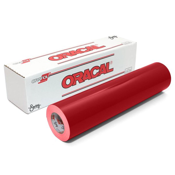 oracal 651 glossy vinyl roll 2 sizes available dark red