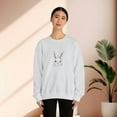 thumbnail image 5 of Bunny Women  Sweatshirt, Easter Bunny Sweatshirt, Easter Bunny Gifts, 5 of 5