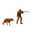 thumbnail image 1 of 2 figuras en miniatura de soldado y perro, adornos coleccionables, miniaturas pequeñas L, 1 of 9