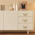 thumbnail image 3 of Ana Compact and Golden Drawer Knobs Set of 2 Brass Half Moon Cabinet Pulls Home Decor, 3 of 10