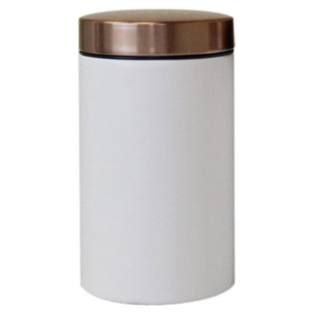 Juego de 3 uds de botes para té, azúcar, nueces secas, café, botellas de almacenamiento, bote de comida de hierro, encimera de cocina, Almacenamiento y organización del hogar Blanco/Grande Toystoory HA066726-03