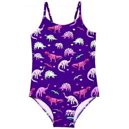 

Toddler Girl Swimsuit Fashion Colorful Cartoon Print Sling Swimsuits Toddler Bathing Suit Girl Girl Princess Sling Swimsuit One Piece Bikini Sunsuit
