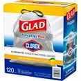 thumbnail image 3 of Glad Tall Kitchen Grey Trash Bags – ForceFlex Plus, Lemon Scent (13 Gal, 120 Ct), 3 of 3