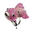 thumbnail image 3 of Minnieouse Anillo de mujer, cristal de diamantes de imitación, pez, cumpleaños, vacaciones, playa, cita, viaje, joyería personalizada Ropa, zapatos y accesorios Miscelánea Plata talla 8, 3 of 6