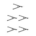 thumbnail image 2 of maskred Rear Trigon Support Bar For AXIAL SCX10 Convenient Rear Trigon Support Bar For AXIAL SCX10 Aluminum Alloy Long-Lasting black 5Set, 2 of 6