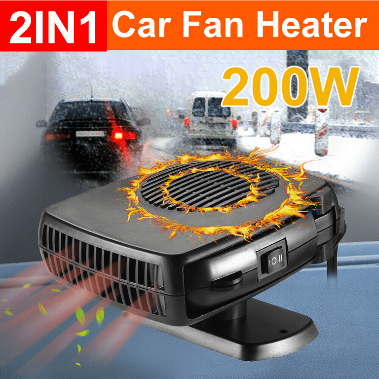 Car Truck Heater Hot Cool Fan Windscreen Window Demister Defroster DC 12V  200W