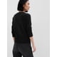 thumbnail image 2 of Cárdigan con cuello redondo Sweater GAP True Black M Cotton, 2 of 2