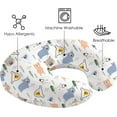 thumbnail image 2 of Bimocosy Nursing Pillow for Baby Boys Girls, Breastfeeding Pillows, Baby Support Pillow for Nursing, Bottle Feeding, Tummy Time with Machine Washable Cover & Breathable Filling (Bear), 2 of 6