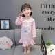 thumbnail image 1 of Conjunto de pijama de princesa para niñas, pijamas de Elsa de Frozen de dibujos animados, vestidos de verano y primavera para niñas, ropa de bebé, pantalón para niños, vestido de manga larga 7T(130) Gao Jinjia LED, 1 of 2