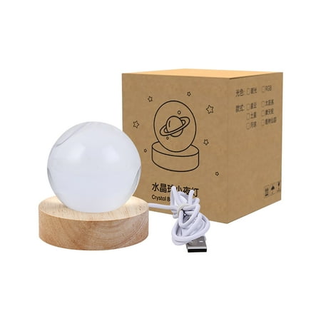 

Haykey Night Light Projector Luminous Crystal Ball Light Projection