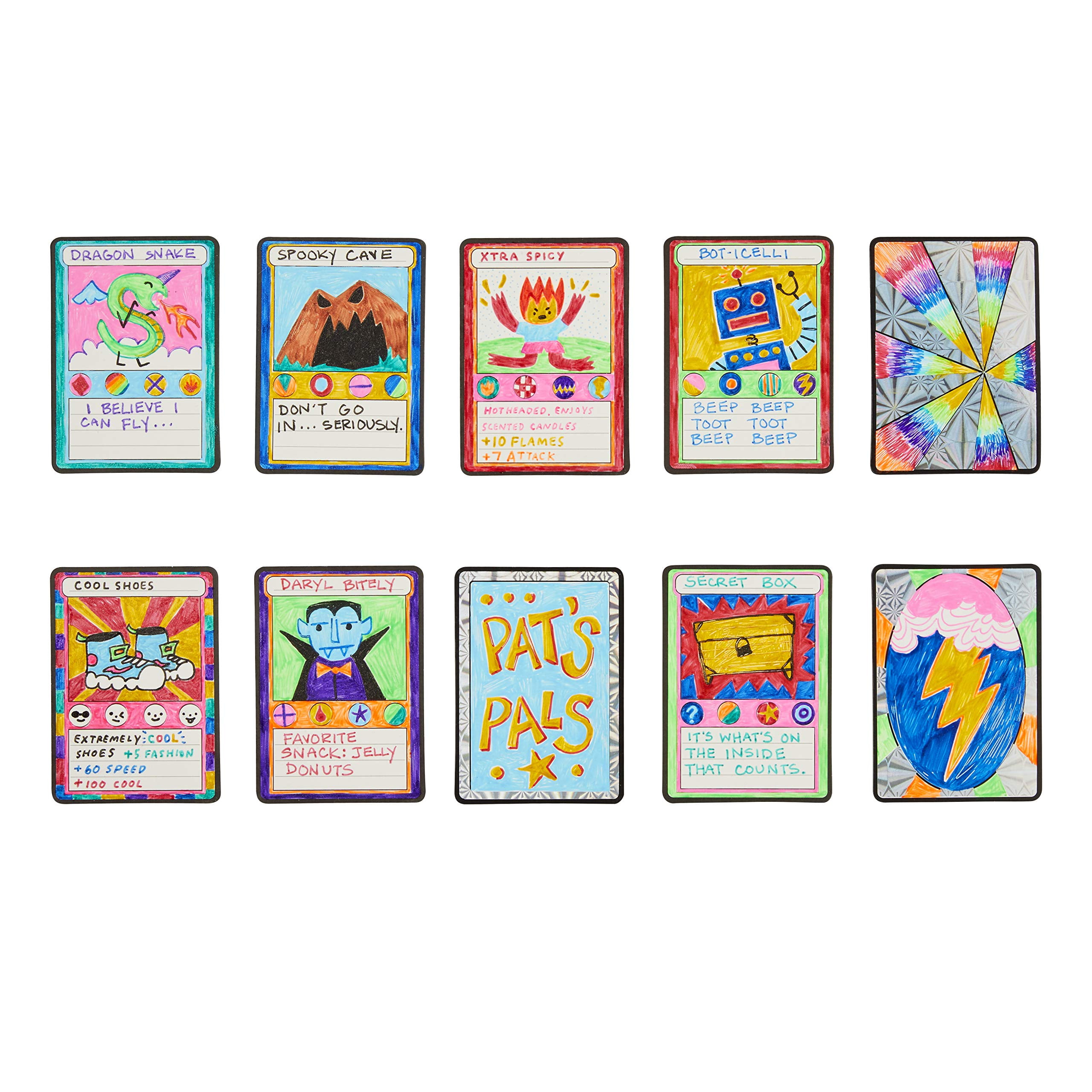 Kid Made Crafts for Kids - Modern Make Your Own Trading Card Kit - Custom  Playing Cards for Kids, Ages 6 and Up 