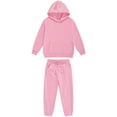 thumbnail image 2 of Unisex Kids' and Toddlers' Modern Sweatsuit Set, 2 Piece Hooded Outfit, Pack of 2, 2 of 3