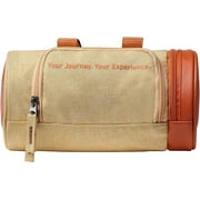 sixthreezero Bike Handlebar Bag, Waterproof Bicycle Front Roll Bag, Cream