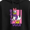 thumbnail image 3 of Disney - Daisy Duck  - Juniors Cropped Pullover Hoodie, 3 of 5