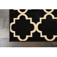 thumbnail image 5 of Nourison Grafix Trellis Black 7'10" x 9'10" Area Rug, (8x10), 5 of 6