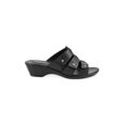 thumbnail image 2 of Sandalia Color Negro Corte De Piel Altura 4.5Cm Mundo Terra 030255, 2 of 3