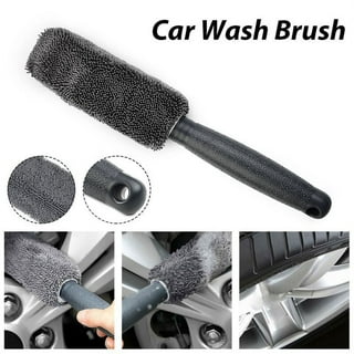 Softer Bristle Car Tire Cleaner Brush Car Tire Detailing Wheel Car Wash  Brush