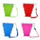 thumbnail image 1 of Paquete de 4 Tazas de Café de Viaje de Silicona Plegables para Senderismo Tazas de Bebida de 300 Ml Portátiles Sunnimix Copas plegables plegables, 1 of 8