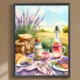 thumbnail image 1 of Cuadros Decorativos Kit de pintura de diamante de taladro redondo completo 5D DIY artesanía de decoración de cabina de lavanda (K485) Wdftyju embutido en tela, 1 of 1