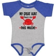 thumbnail image 3 of Inktastic My Great Aunt Loves Me Boys or Girls Baby Bodysuit, 3 of 5