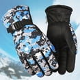 thumbnail image 3 of Sunjoy Tech 1 Pair Winter Camouflage Cycling Gloves,Windproof Waterproof Gloves for Men Women Full Finger Outdoor Warm Motorcycle Snow Skiing Gloves, 3 of 5