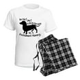 thumbnail image 4 of CafePress - Dachshund Mommy Women's Light Pajamas - Women's Short Sleeve Print T-Shirt and Pants Light Cotton Pajama Set, 4 of 7