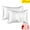 White(20" x 26"), variant on Djiypn 2 Pcs Emulation Silk Satin Pillowcase Comfortable Pillow Cover Pillowcase For Bed Throw Hair Beauty Pillow Covers
