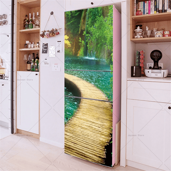 Spring Flower Complete Set of Refrigerator Stickers Home Wall Decoration Murals Removable Waterproof