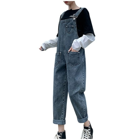 

Women s Casual Stretch Denim Bib Overalls Jeans Pants Jumpsuits Hot6s4488121