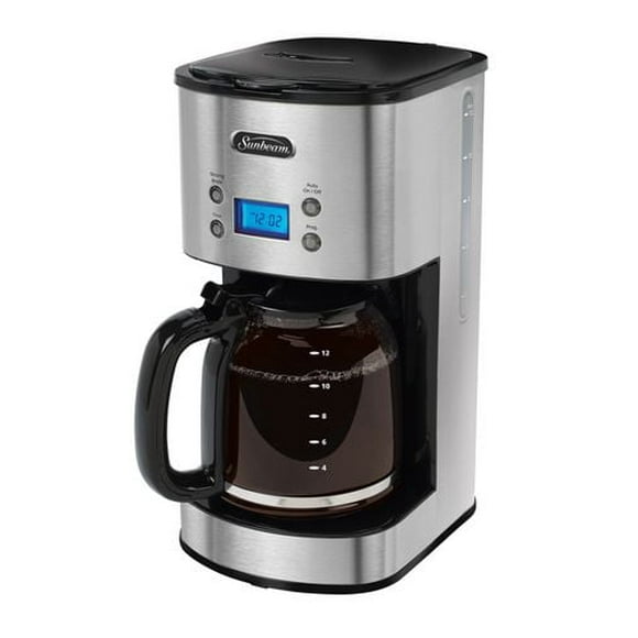 Cafetière programmable en acier inoxydable de Sunbeam