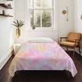 thumbnail image 4 of Rainbow Color Tapestry for Bedroom Wall Hanging Tapestry, Fantasy Colorful Ombre Swirl Ceiling Backdrop Tapestries Poster Blanket Wall Decor for Teens Room Living Room Dorm 55" x 73", 4 of 8
