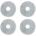 thumbnail image 1 of HUAYUWA 4Pcs Mopping Cloth Pads Cleaning Rags Compatible for Roborock Q Revo Self-Cleaning Sweeping Robot Vacuum Cleaner P10 Replacement Parts Accessories, 1 of 5