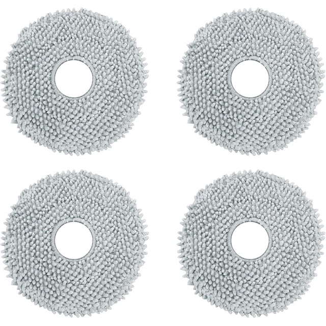 HUAYUWA 4Pcs Mopping Cloth Pads Cleaning Rags Compatible for Roborock Q Revo Self-Cleaning Sweeping Robot Vacuum Cleaner P10 Replacement Parts Accessories