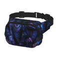 thumbnail image 2 of Fotbe Fantasy Dragon In Cathedral Cangurera Cuadrada con Estampado de Doble Capa, Bolsa de Cintura Ajustable Mini para Hombres y Mujeres, 2 of 9