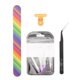 thumbnail image 3 of Kit de extensión de uñas, bolígrafo, lima de uñas, extensión de uñas, herramienta de Arte de uñas de fibra, naranja, 3 of 10