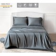 thumbnail image 6 of Bambusa Sheets|Stress Relief for All Ages | Cooling Bamboo Viscose Bedding | Ideal for Hot Sleepers & Allergies (Full-Gray), 6 of 8