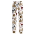 thumbnail image 6 of UDAUDU Womens Christmas Pajamas Pants Soft Cute Graphic Pj Pants Drawstring Stretch Casual Pajama Pants L, 6 of 6