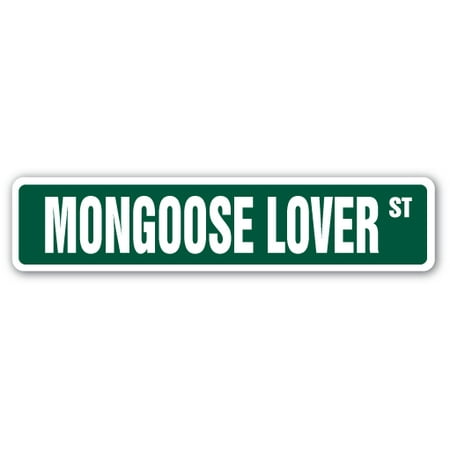 MONGOOSE LOVER Street Sign BMX Mountian Urban bike bikes | Indoor/Outdoor |  24