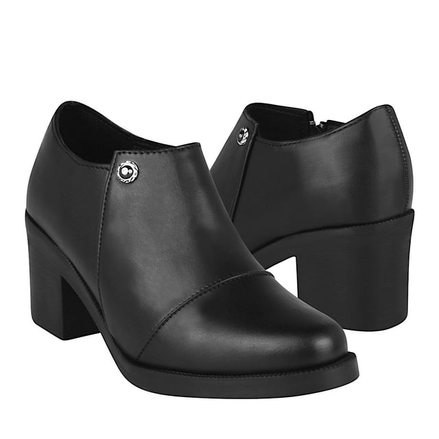 BOTINES CASUALES DAMA STYLO 128-3 SIMIPIEL NEGRO Stylo 128-03
