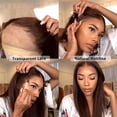 thumbnail image 6 of Dark Brown Straight Lace Front Wigs 13x4 Human Hair Lace Front Wigs for Black Women #4 Chocolate Brown Brazilian Remy Hair Lace Wig with Baby Hair, 6 of 7