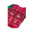 thumbnail image 2 of Faux Real Toddler Sublimated Ugly Christmas Vest Long Sleeve T-Shirt, 3T, 2 of 2